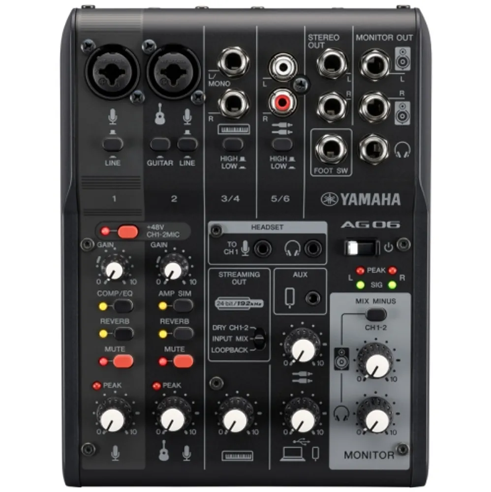 Pyle - Pad20mxu - 5 Channel Professional Compact Audio Mixer with USB Interface