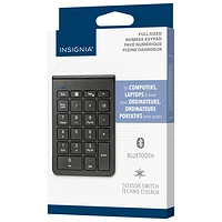 Insignia Full-Size Bluetooth Number Pad - Black - Only at Best Buy