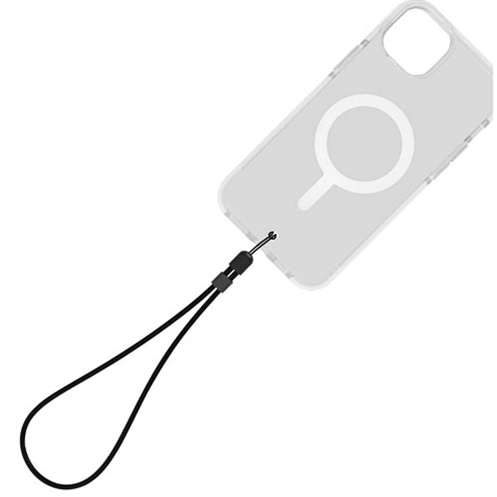 Étui rigide ajusté Ace Pro de Bodyguardz avec MagSafe pour iPhone 15 Plus - Transparent