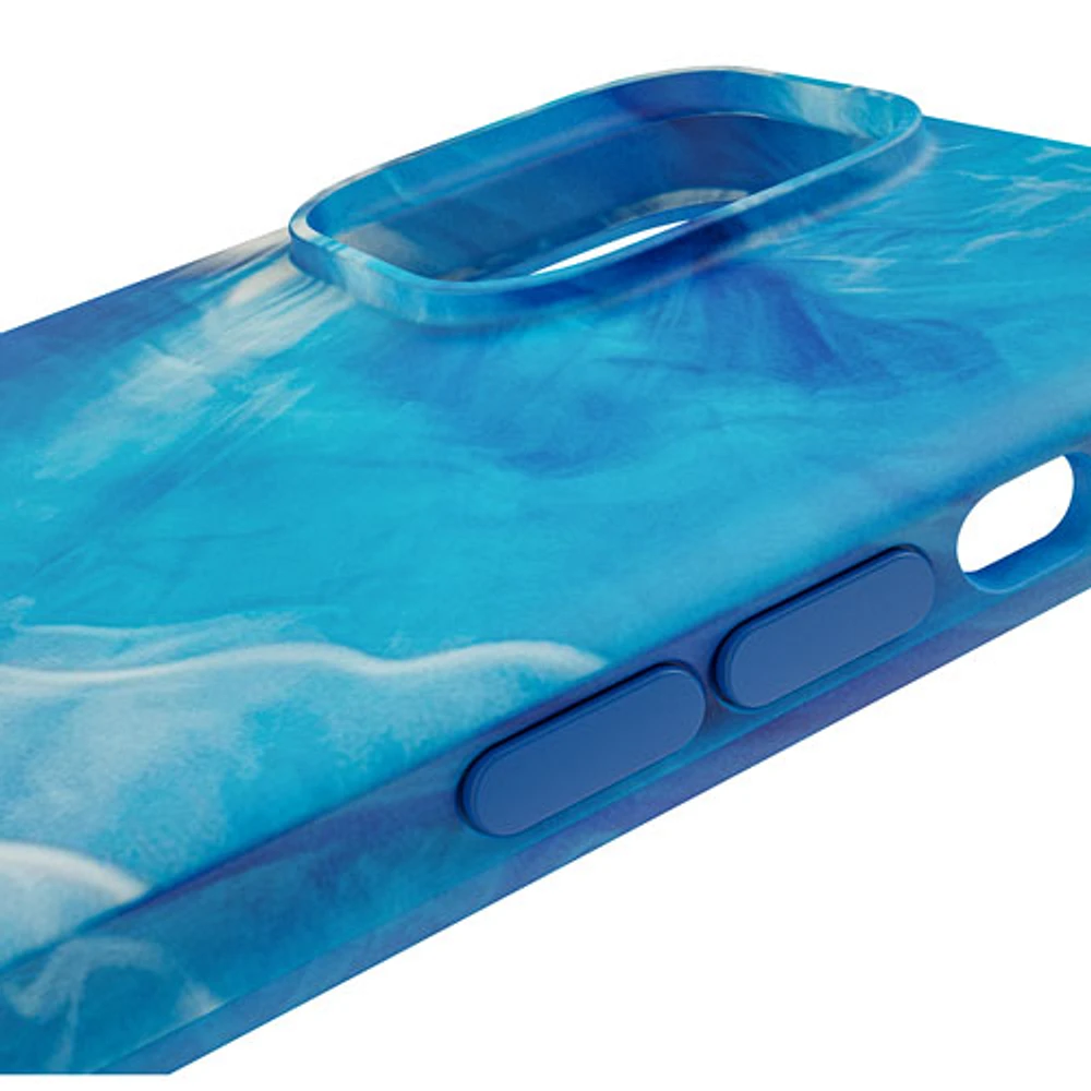 Bodyguardz Carve Fitted Hard Shell Case with MagSafe for iPhone 15 Pro Max - Blue & White