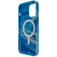 Bodyguardz Carve Fitted Hard Shell Case with MagSafe for iPhone 15 Pro Max - Blue & White