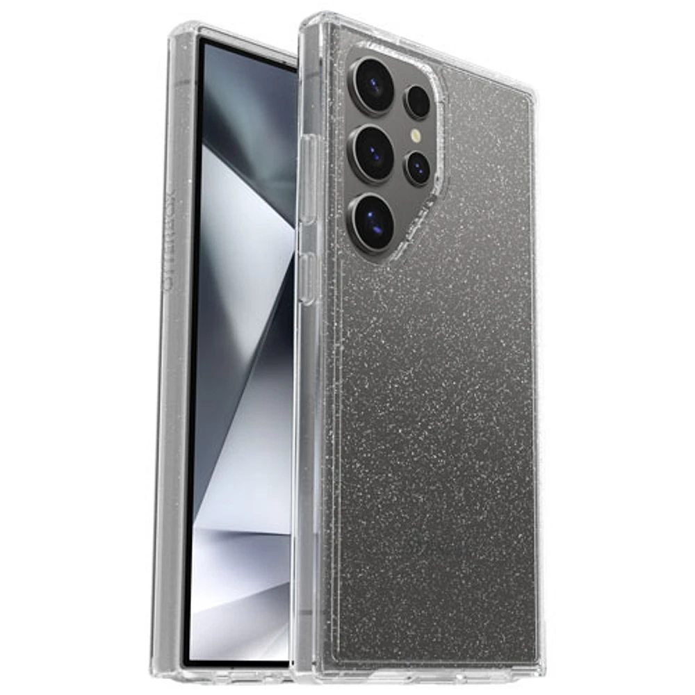 Étui rigide ajusté Symmetry d'OtterBox pour Galaxy S24 Ultra - Argent scintillant