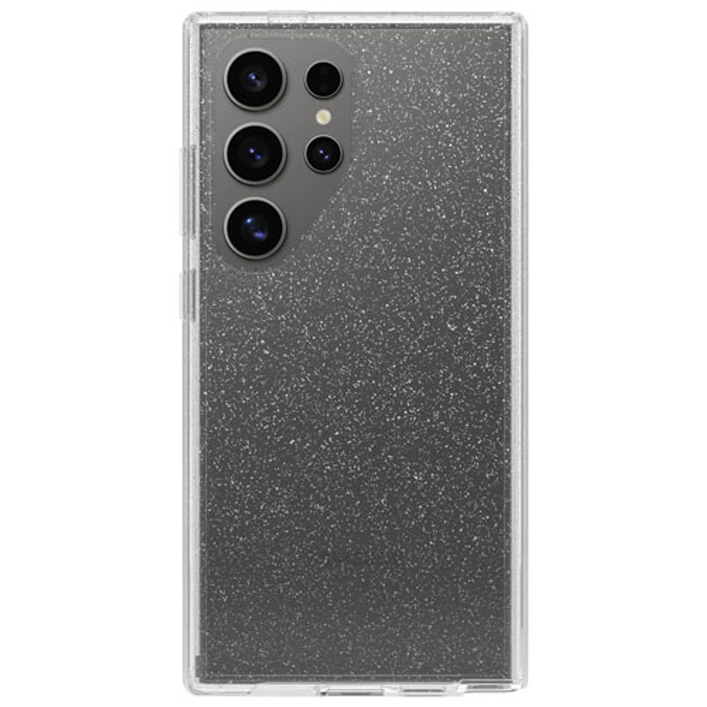 Étui rigide ajusté Symmetry d'OtterBox pour Galaxy S24 Ultra - Argent scintillant
