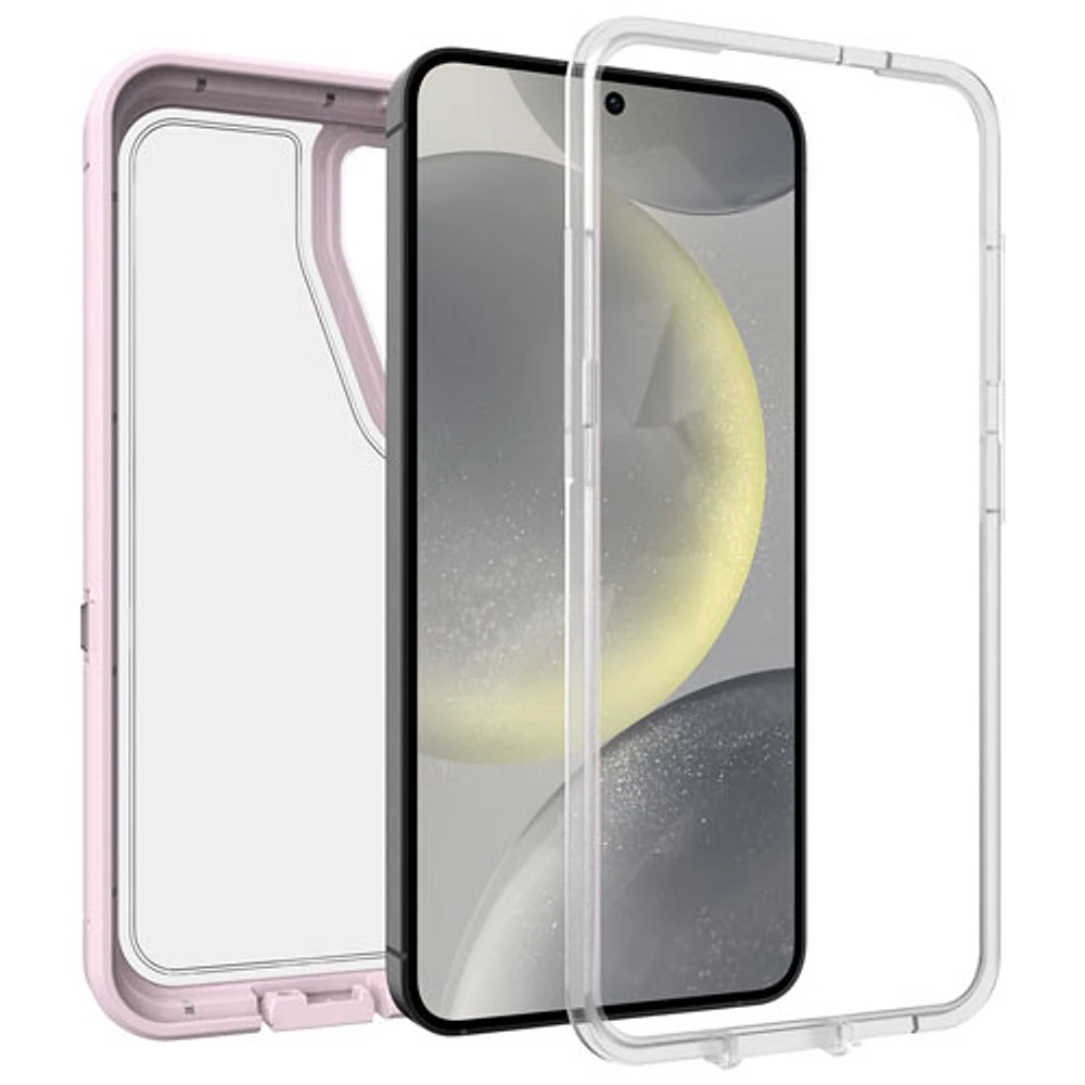 OtterBox Defender XT Fitted Hard Shell Case for Galaxy S24 - Pink/Clear