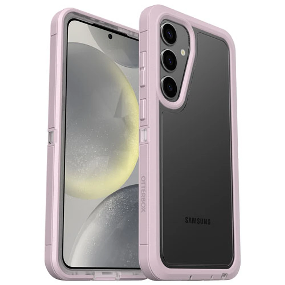 Étui rigide ajusté Defender XT d'OtterBox pour Galaxy S24+ (Plus) - Rose/Transparent