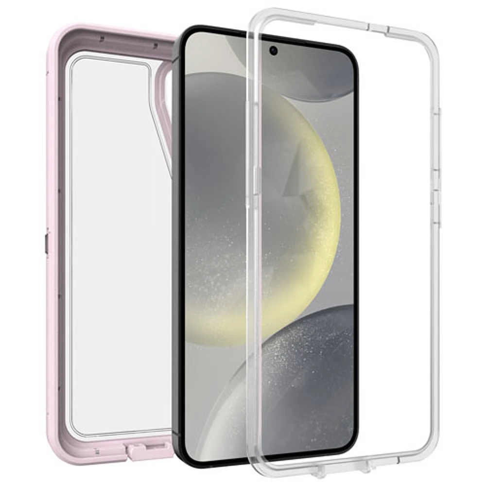 Étui rigide ajusté Defender XT d'OtterBox pour Galaxy S24+ (Plus) - Rose/Transparent