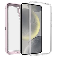 Étui rigide ajusté Defender XT d'OtterBox pour Galaxy S24+ (Plus) - Rose/Transparent