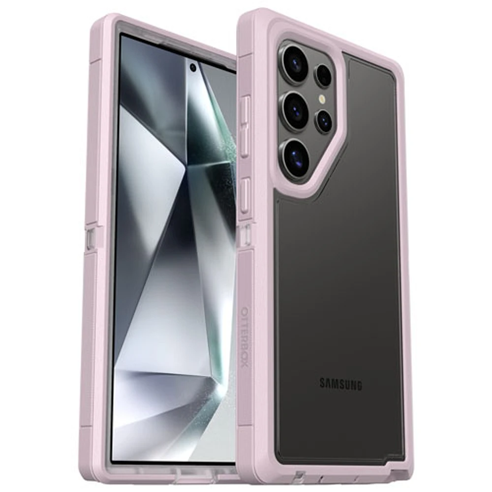 OtterBox Defender XT Fitted Hard Shell Case for Galaxy S24 Ultra - Pink/Clear
