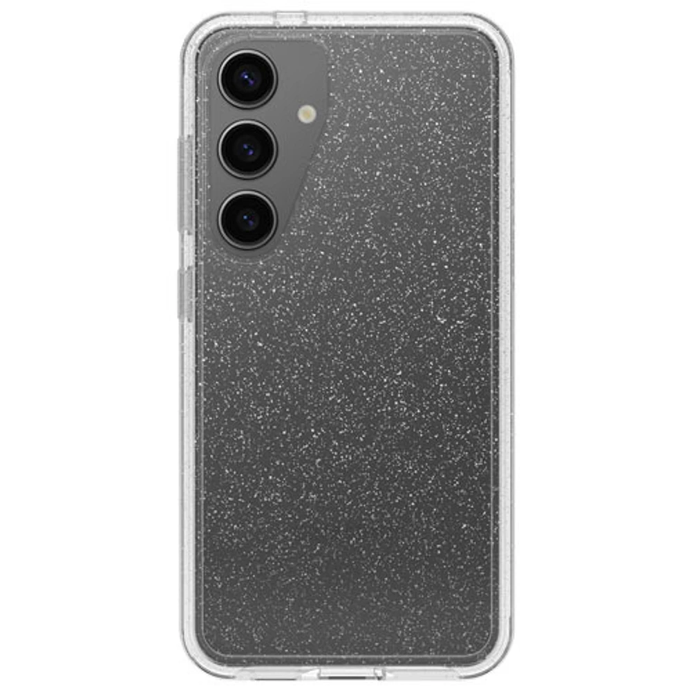 OtterBox Symmetry Fitted Hard Shell Case for Galaxy S24 - Silver Glitter