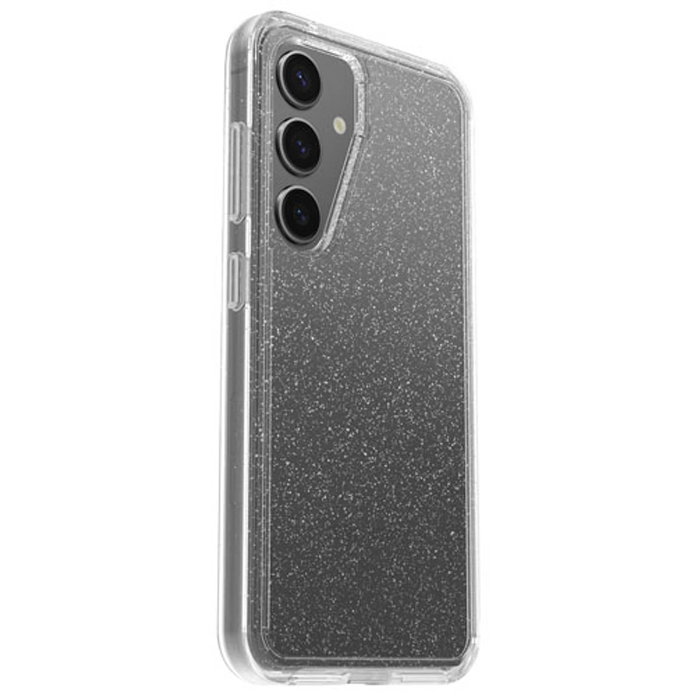 OtterBox Symmetry Fitted Hard Shell Case for Galaxy S24 - Silver Glitter