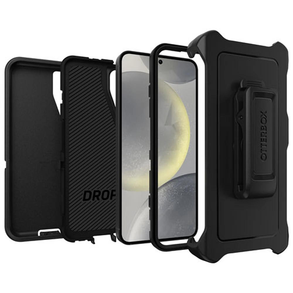 OtterBox Defender Fitted Hard Shell Case for Galaxy S24 - Black
