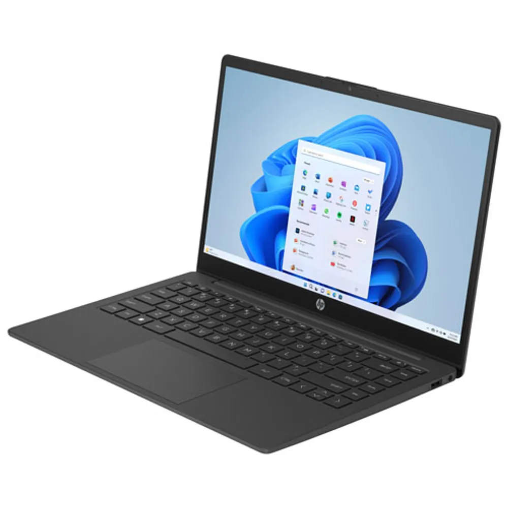 HP 14" Laptop - Jet Black (Intel Processor N100/256GB SSD/8GB RAM/Windows 11 Home)