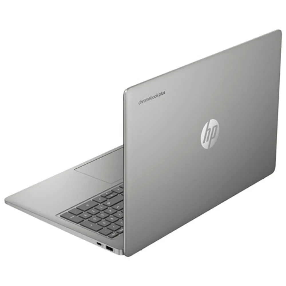 HP Chromebook Plus 15" Laptop - Mineral Silver (Intel Core i3-N305/128GB/8GB RAM/Chrome OS)