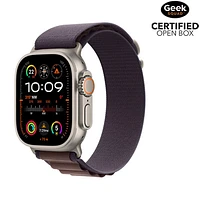 Open Box - Apple Watch Ultra 2 (GPS + Cellular) 49mm Titanium Case with Indigo Alpine Loop