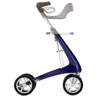 byACRE Carbon Ultralight Regular Rollator Walker - Blue