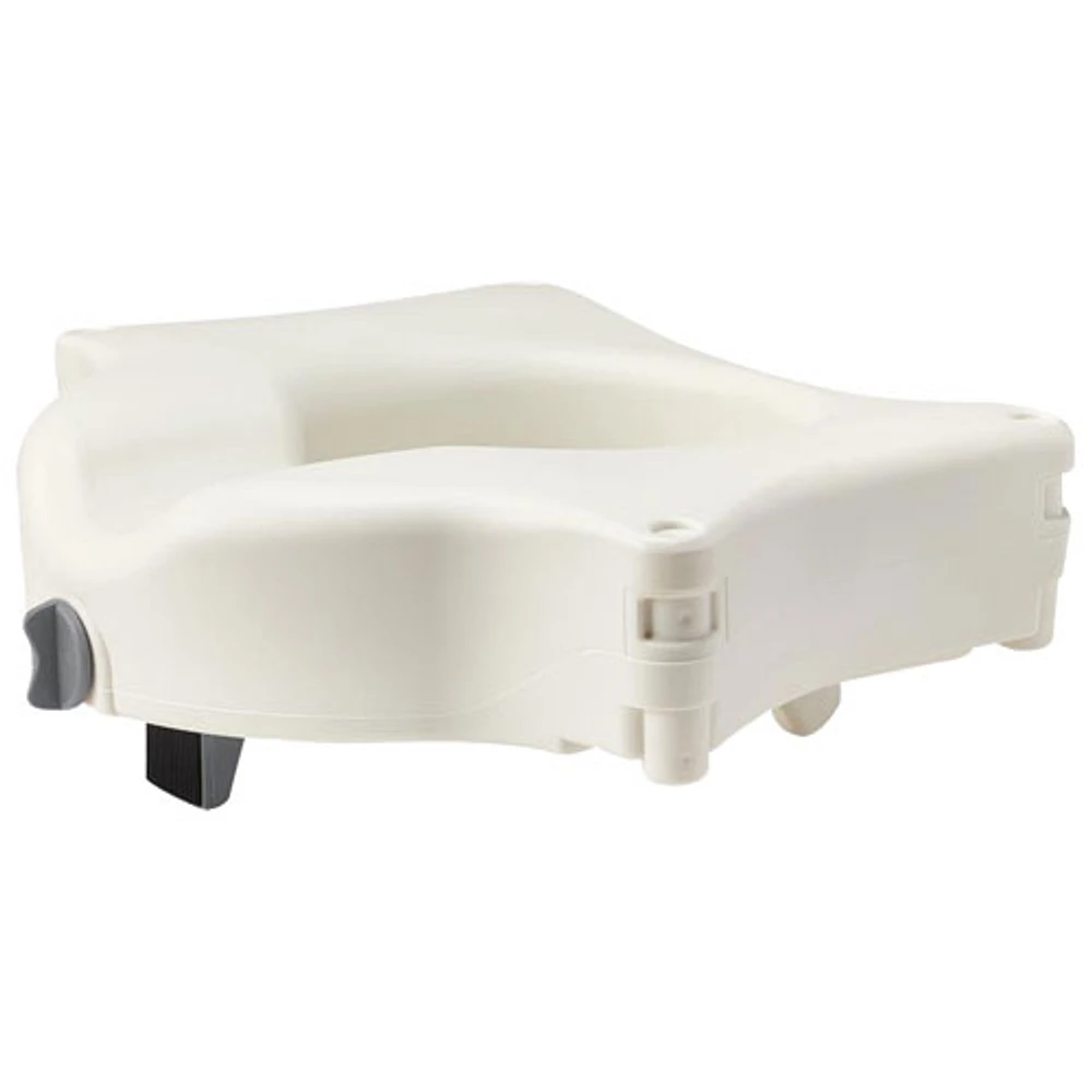 Medline Extra-Wide Raised Toilet Seat - White