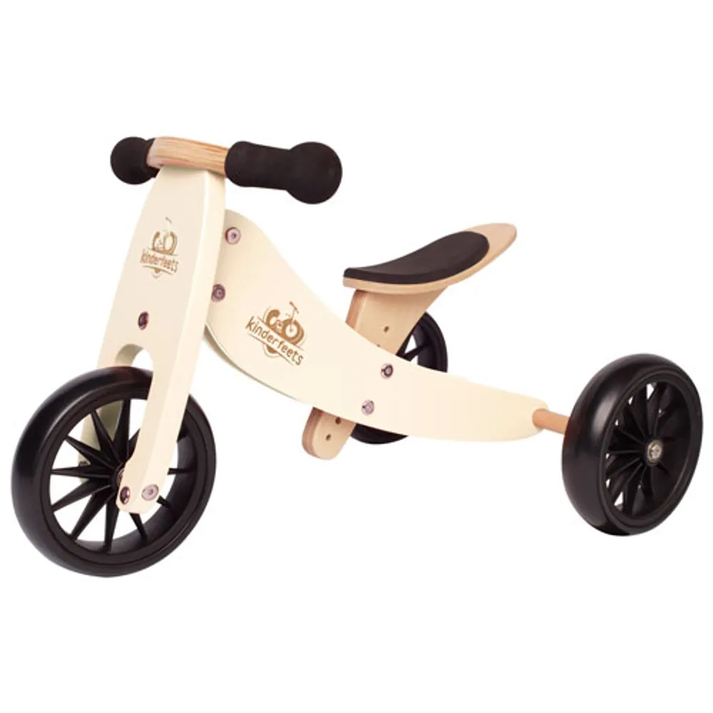 Kinderfeets Tiny Tot 2-in-1 Kids Balance Trike/Bike - Cream