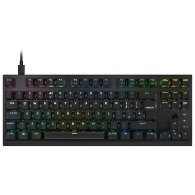 Corsair K60 PRO RGB Backlit Mechanical Optical TKL Gaming Keyboard