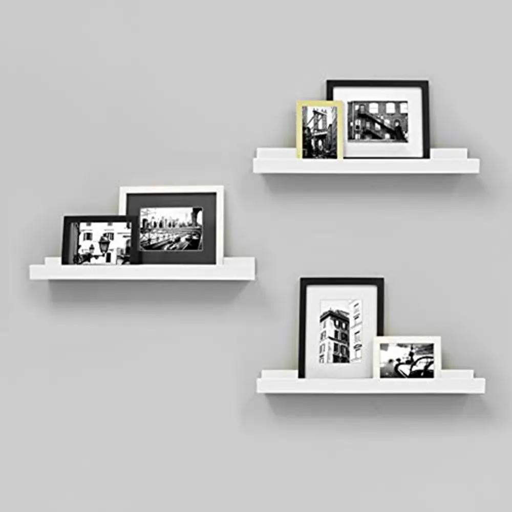 Kiera Grace 3-Piece Floating Wall Shelf - White