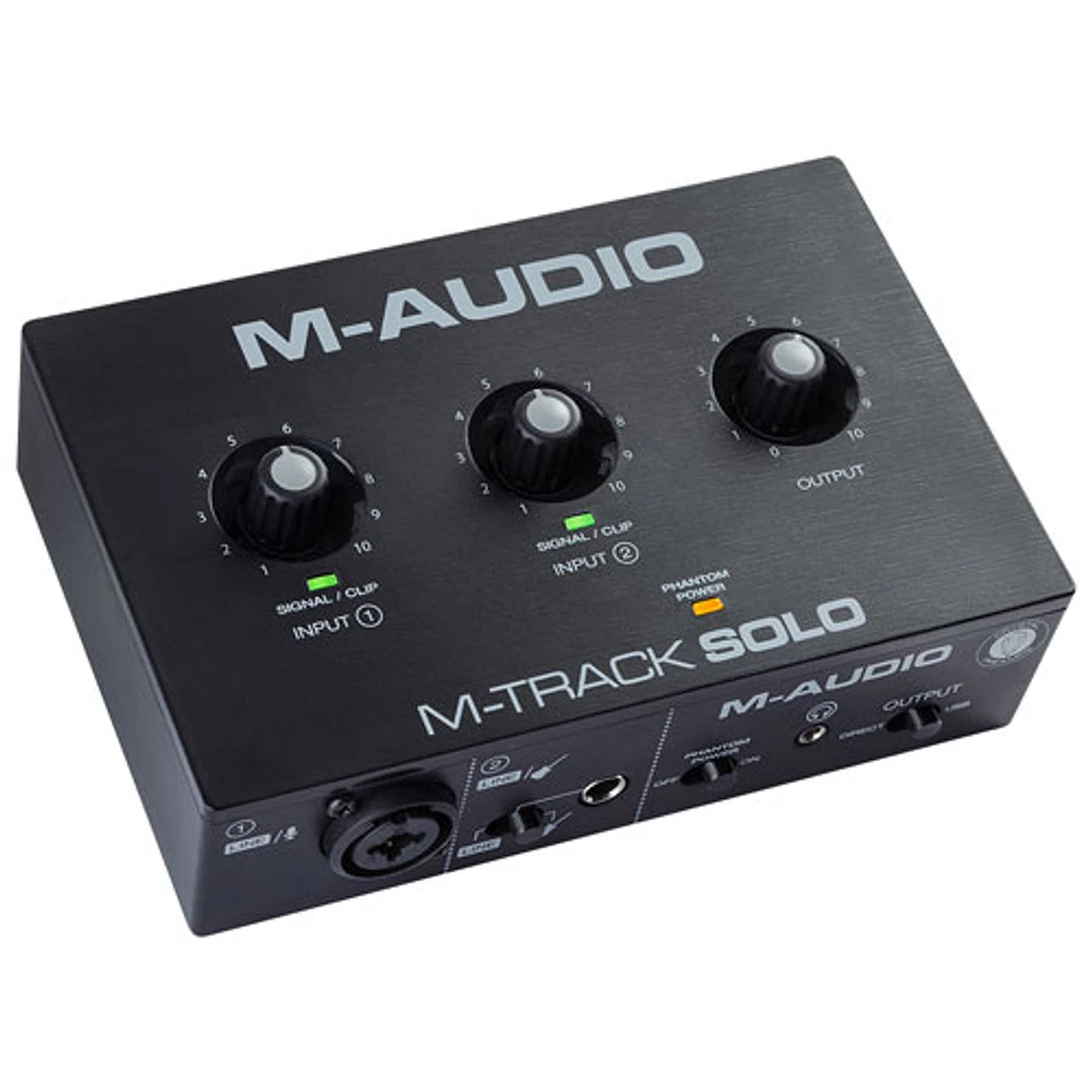 M-Audio M-Track Solo USB Audio Interface (MTRACKSOLOII)