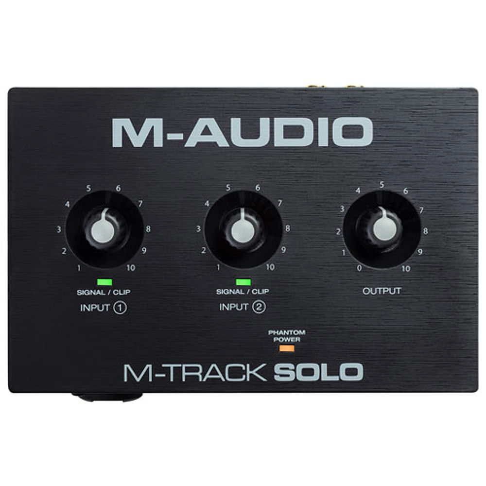 Interface audio USB M-Track Solo de M-Audio (MTRACKSOLOII)