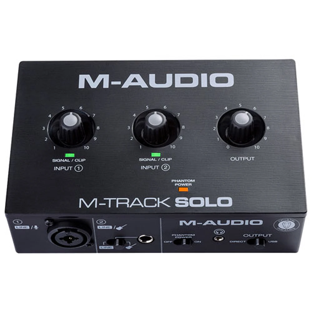 M-Audio M-Track Solo USB Audio Interface (MTRACKSOLOII)