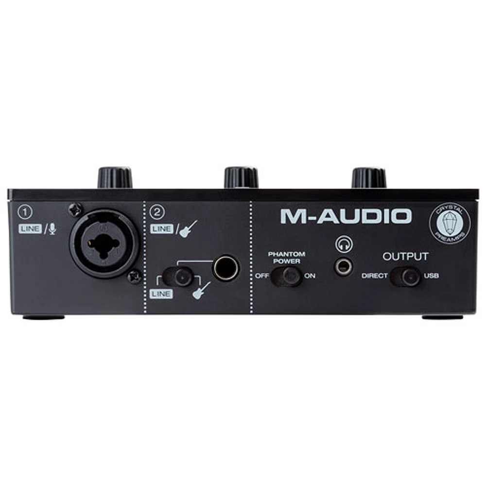 Interface audio USB M-Track Solo de M-Audio (MTRACKSOLOII)