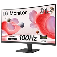 Moniteur ACL AV incurvé HD intégrale 100 Hz 5 ms 32 po de LG (32MR50C) - Exclusivité Best Buy