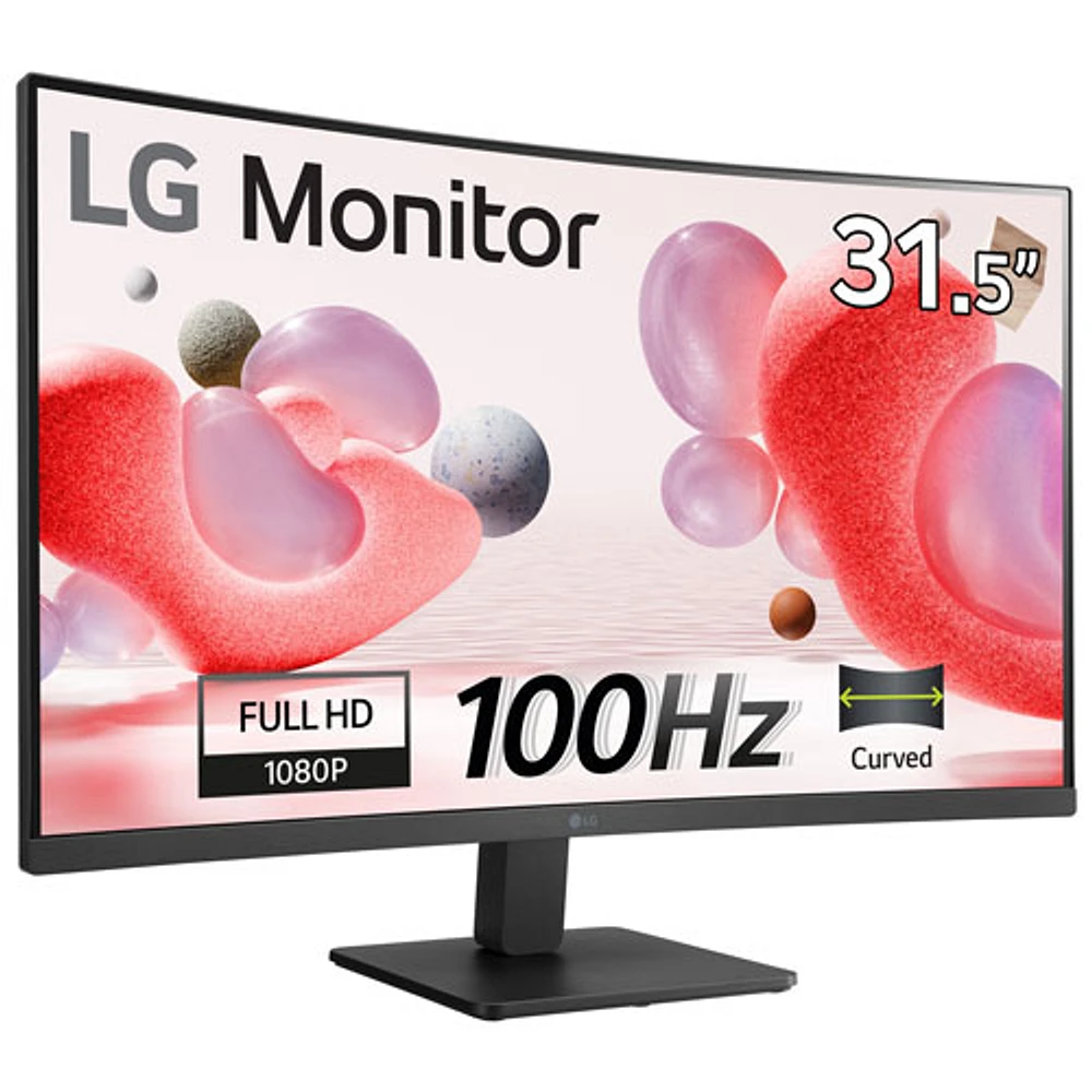 Moniteur ACL AV incurvé HD intégrale 100 Hz 5 ms 32 po de LG (32MR50C) - Exclusivité Best Buy