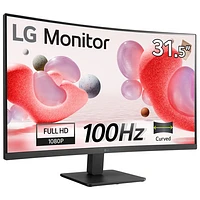 Moniteur ACL AV incurvé HD intégrale 100 Hz 5 ms 32 po de LG (32MR50C) - Exclusivité Best Buy