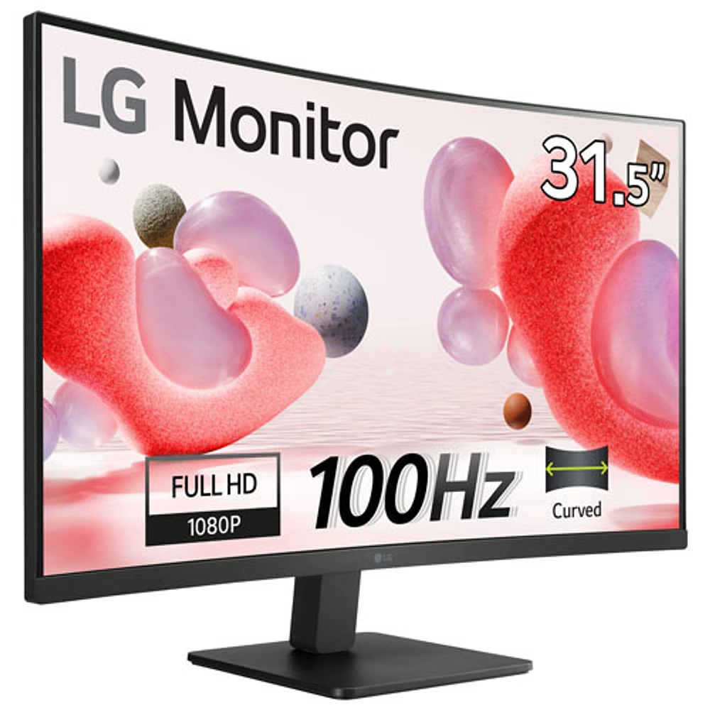 Moniteur ACL AV incurvé HD intégrale 100 Hz 5 ms 32 po de LG (32MR50C) - Exclusivité Best Buy