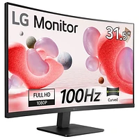 Moniteur ACL AV incurvé HD intégrale 100 Hz 5 ms 32 po de LG (32MR50C) - Exclusivité Best Buy