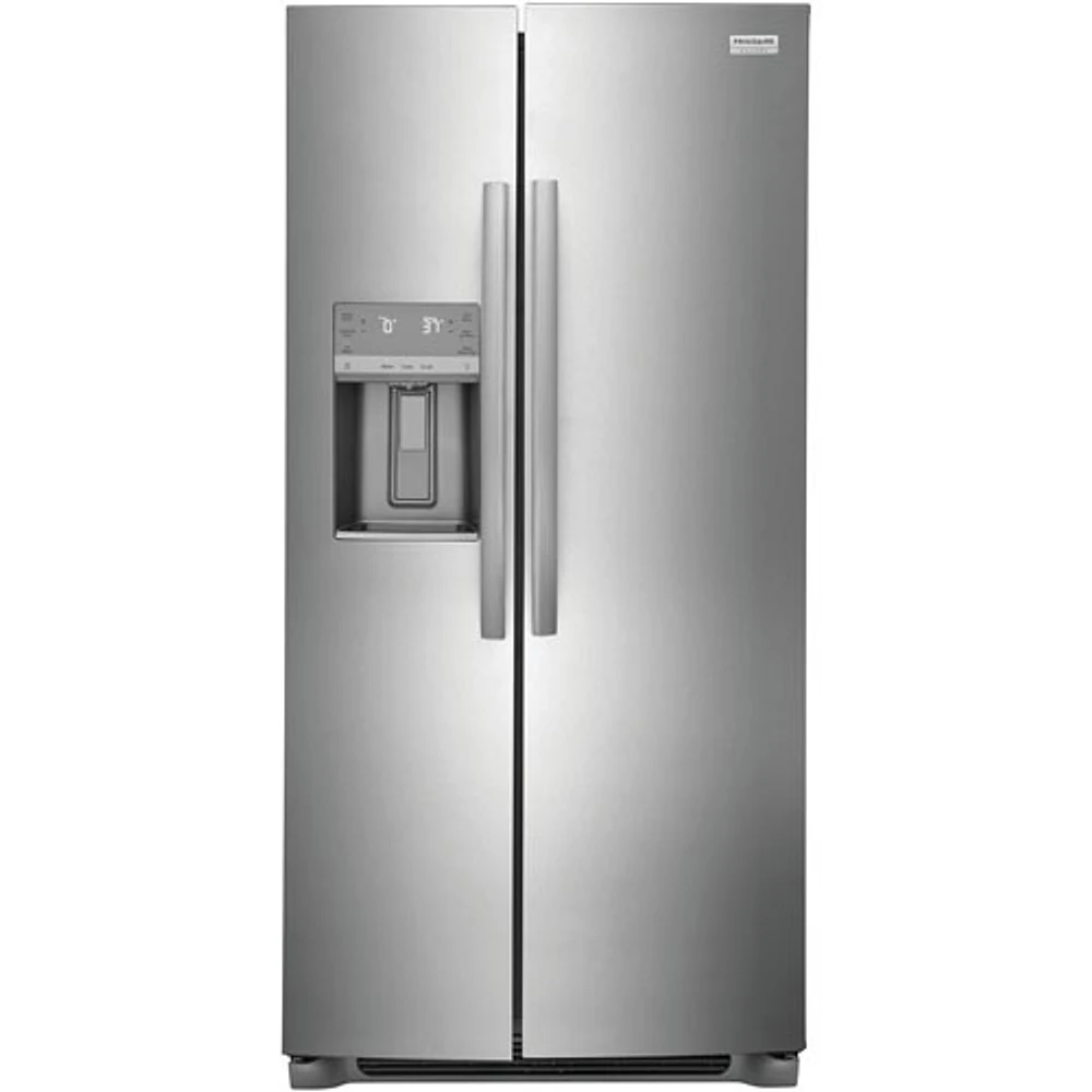 Open Box - Frigidaire Gallery 33" 22.2 Cu Ft Side-By-Side Refrigerator (GRSS2352AF) -Stainless -Perfect Condition