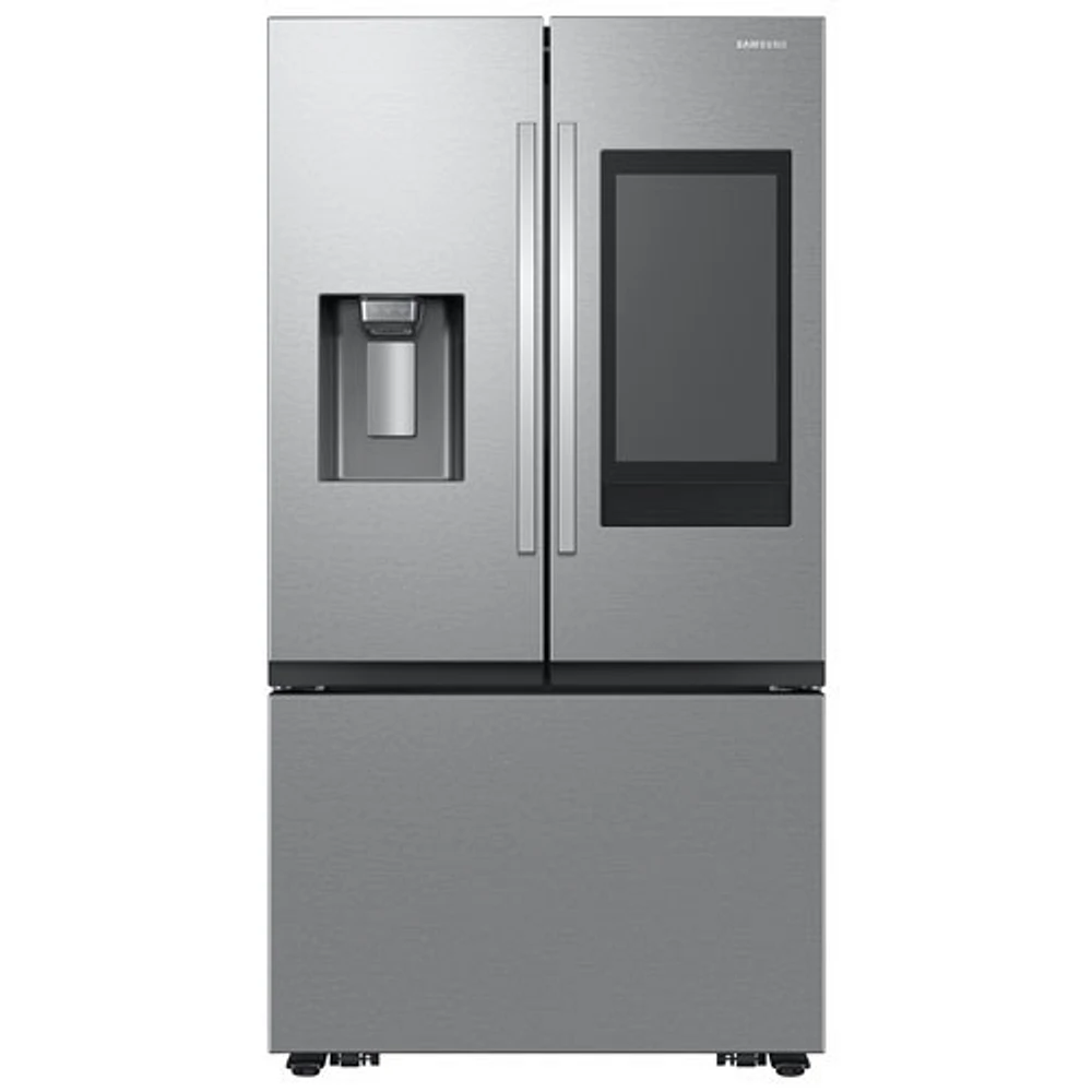 Boîte ouverte - Réfrigérateur à deux portes 30 pi³ 36 po de Samsung (RF32CG5900SRAC) - Inox - Parfait état