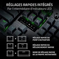 Clavier de jeu optique mécanique rétroéclairé pleine grandeur Huntsman V3 Pro de Razer