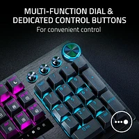 Clavier de jeu optique mécanique rétroéclairé pleine grandeur Huntsman V3 Pro de Razer