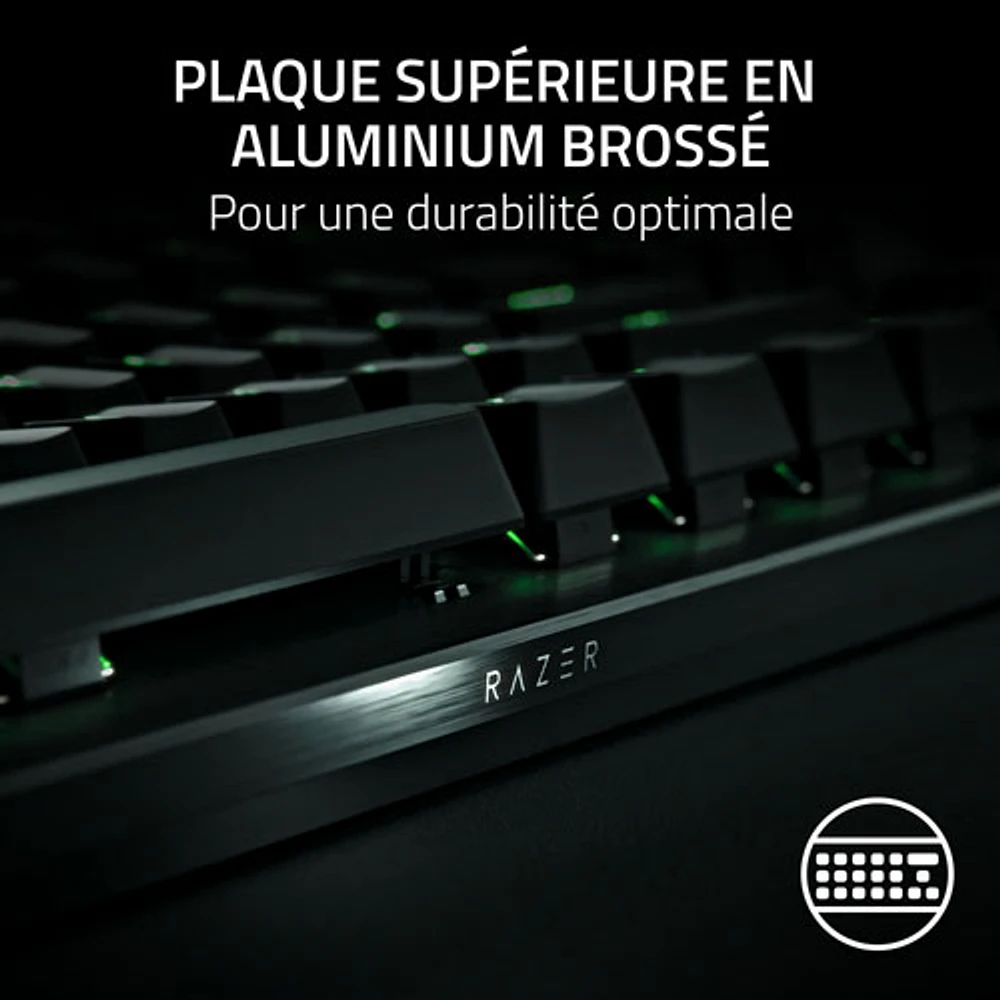 Clavier de jeu optique mécanique rétroéclairé pleine grandeur Huntsman V3 Pro de Razer