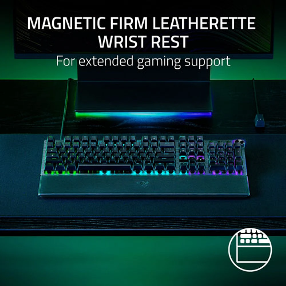 Clavier de jeu optique mécanique rétroéclairé pleine grandeur Huntsman V3 Pro de Razer