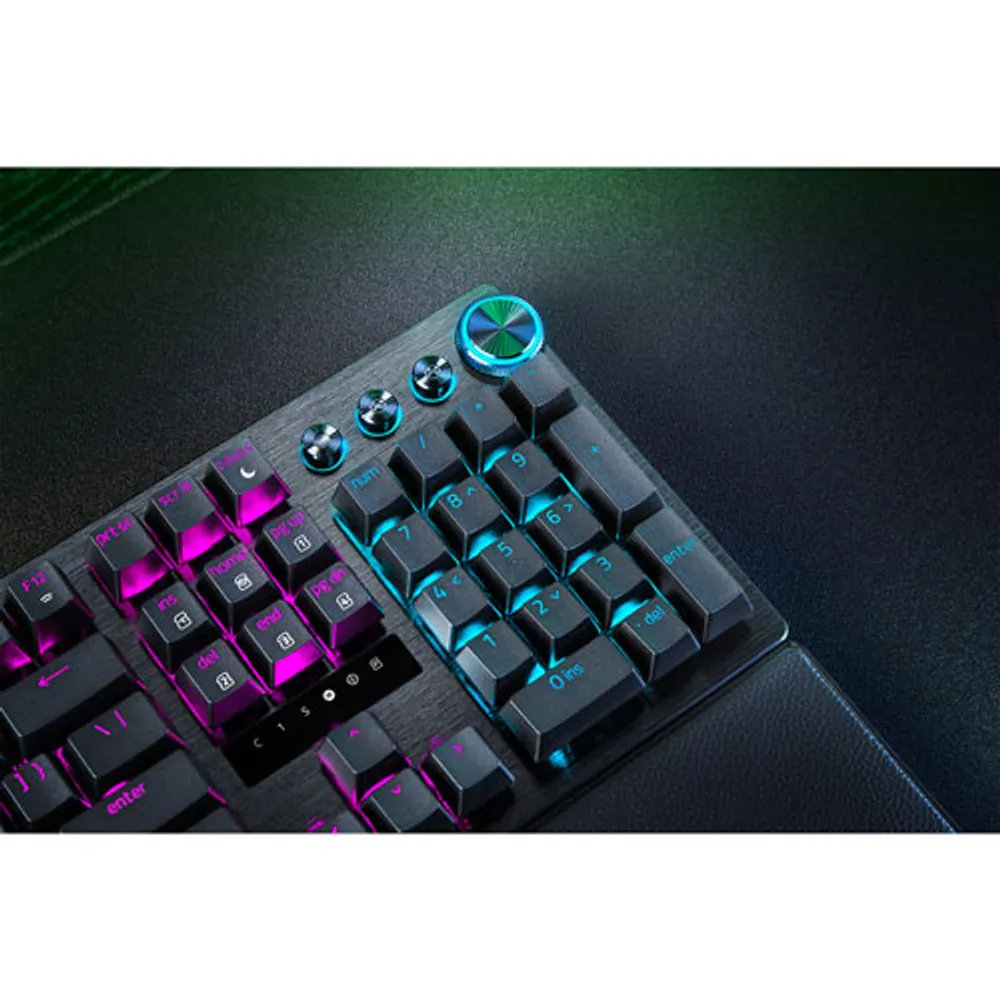 Clavier de jeu optique mécanique rétroéclairé pleine grandeur Huntsman V3 Pro de Razer