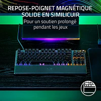 Clavier de jeu optique mécanique rétroéclairé sans pavé numérique Huntsman V3 Pro de Razer