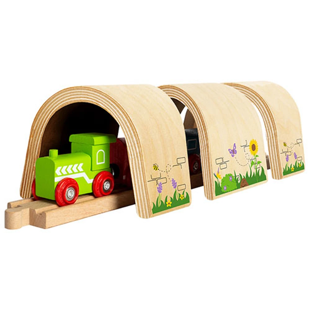 Bigjigs Toys Steam Bent Play Tunnel