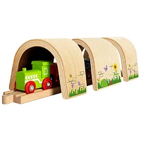 Bigjigs Toys Steam Bent Play Tunnel