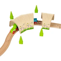 Bigjigs Toys Steam Bent Play Tunnel