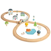 Bigjigs Toys Woodland Animal Train Set