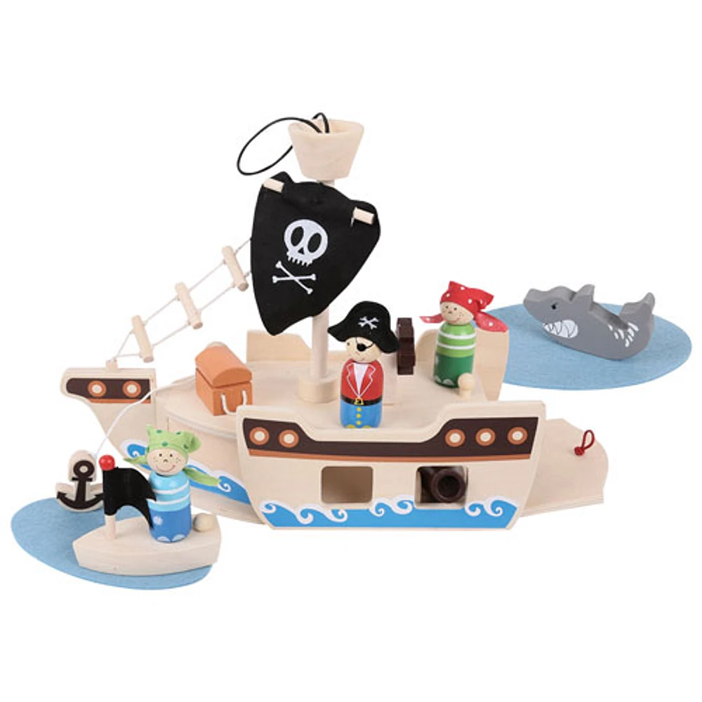 Bateau pirate miniature de Bigjigs Toys