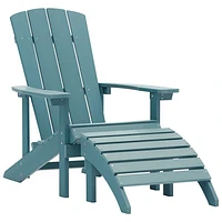 Tanfly Wood Patio Adirondack Chair - Teal (TF-3333C1-TL)