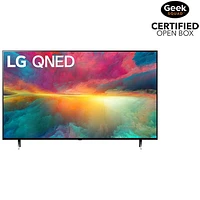 Boîte ouverte - Téléviseur intelligent webOS HDR DEL UHD 4K de 65 po de LG (65QNED75URA) - 2023