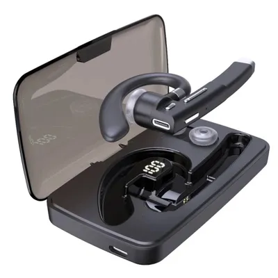 TUTT YYK-520 Wireless Earbuds Earhook Trucker Business Built-in Microphone, Bluetooth ENC Headphones Stereo Earphones Waterproof Charging Case Headset Single Ear Noise Canceling