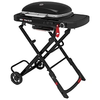 Barbecue au propane portatif et compact de 11 000 BTU Traveler de Weber - Noir