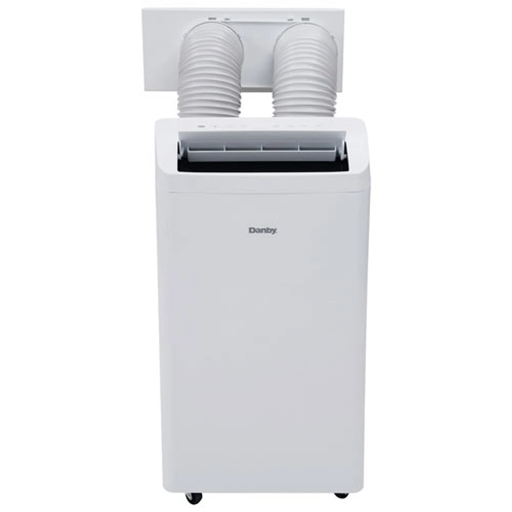 Climatiseur portatif à deux tuyaux avec Wi-Fi de Danby - 14 000 BTU (SACC 12 000 BTU) - Blanc